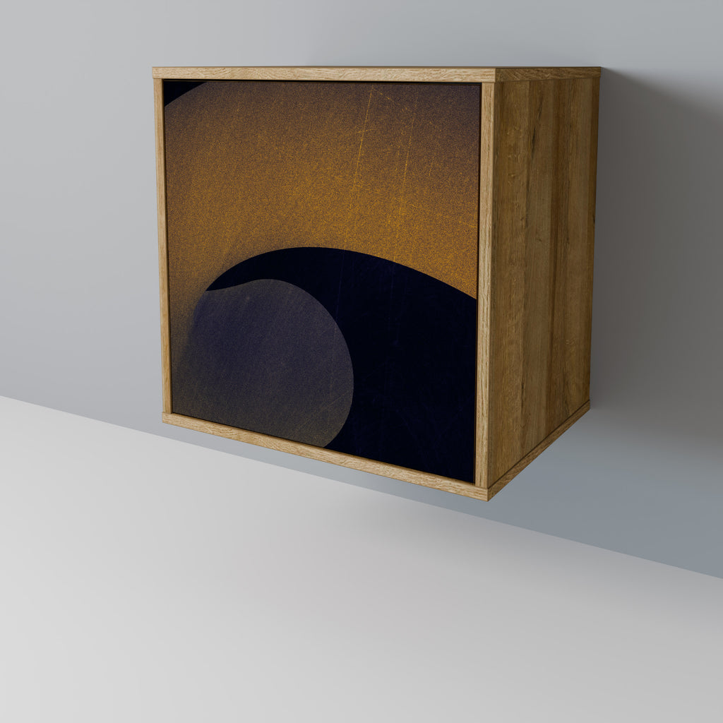 HOLLOW TIME Sideboard mit 1 Tür in Eiche-Optik