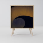 HOLLOW TIME Sideboard mit 1 Tür in Eiche-Optik