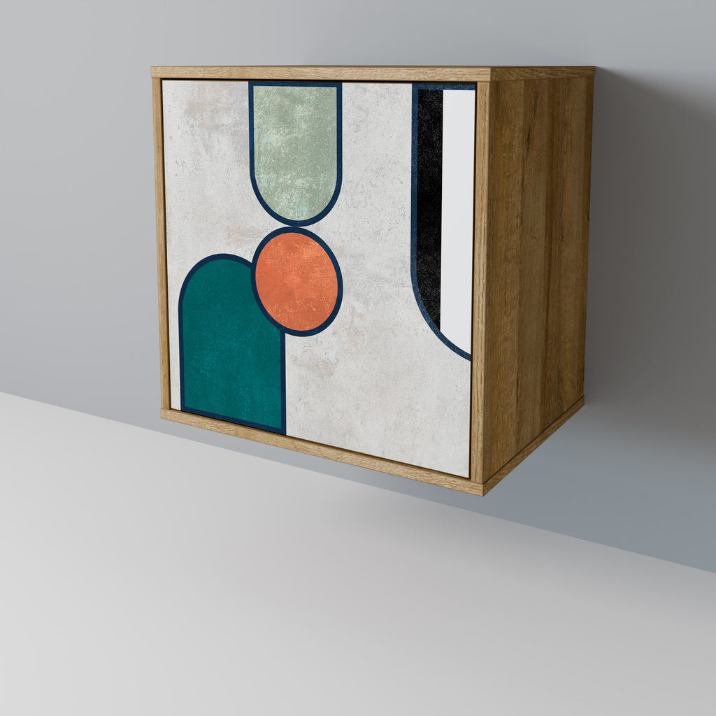 COOL STORY Sideboard mit 1 Tür in Eiche-Optik