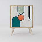 COOL STORY Sideboard mit 1 Tür in Eiche-Optik