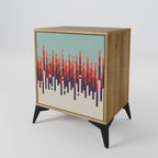 CHROMA CONTOURS Sideboard mit 1 Tür in Eiche-Optik
