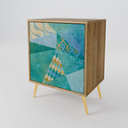 SPECTRUM SPLENDOR Sideboard mit 1 Tür in Eiche-Optik