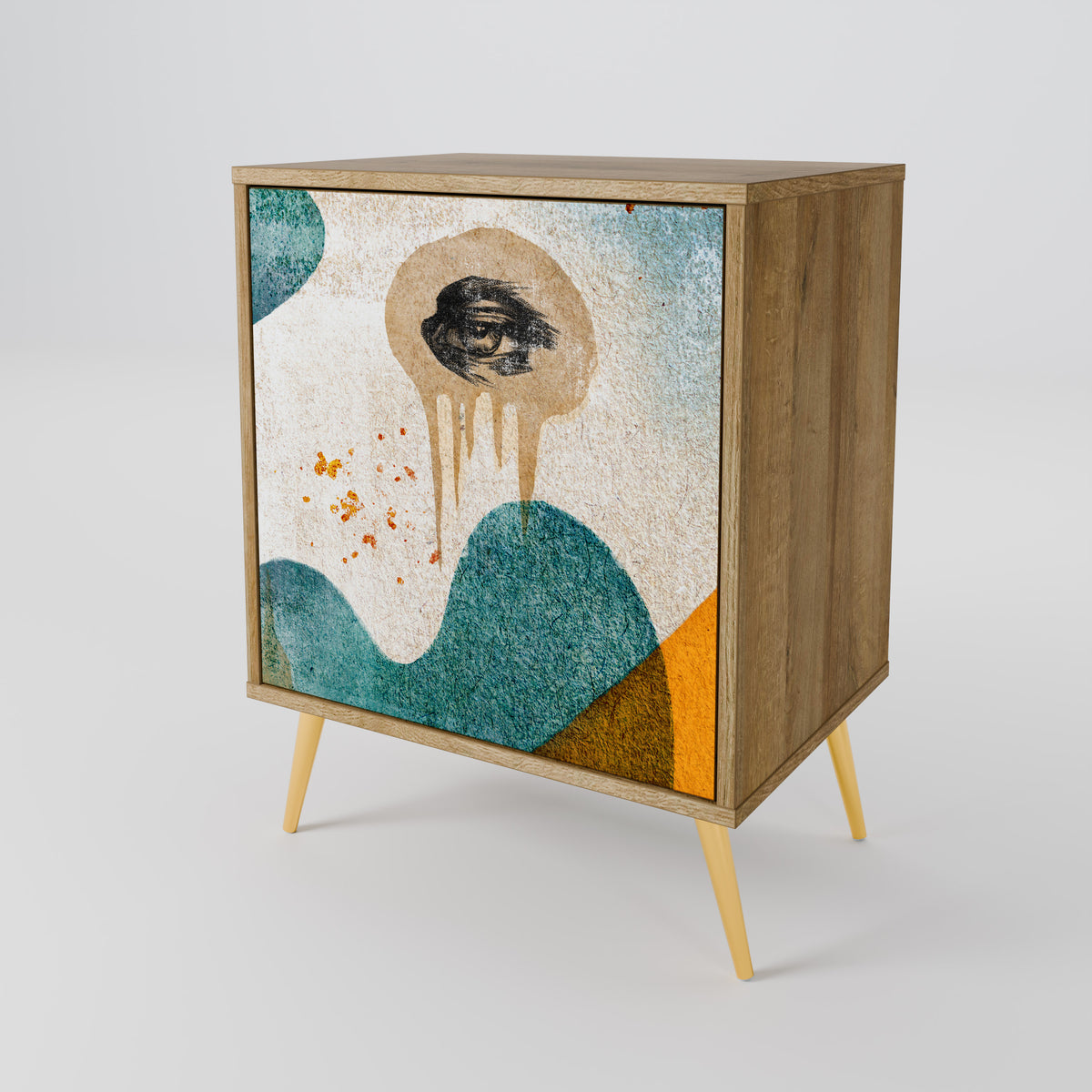 ABSTRACT FACES 1-türiges Sideboard
