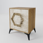 HEXAGONAL SHAPES Sideboard mit 1 Tür in Eiche-Optik