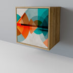 CIRCULAR RHAPSODY Sideboard mit 1 Tür in Eiche-Optik