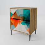 CIRCULAR RHAPSODY Sideboard mit 1 Tür in Eiche-Optik