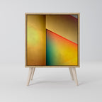 PIERCING SHARPNESS Sideboard mit 1 Tür in Eiche-Optik