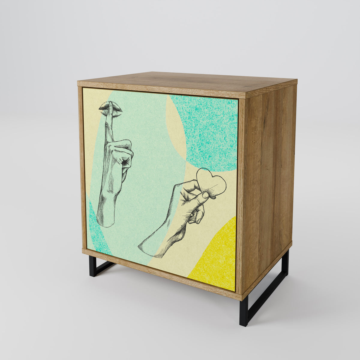 BODY LANGUAGE 1-türiges Sideboard