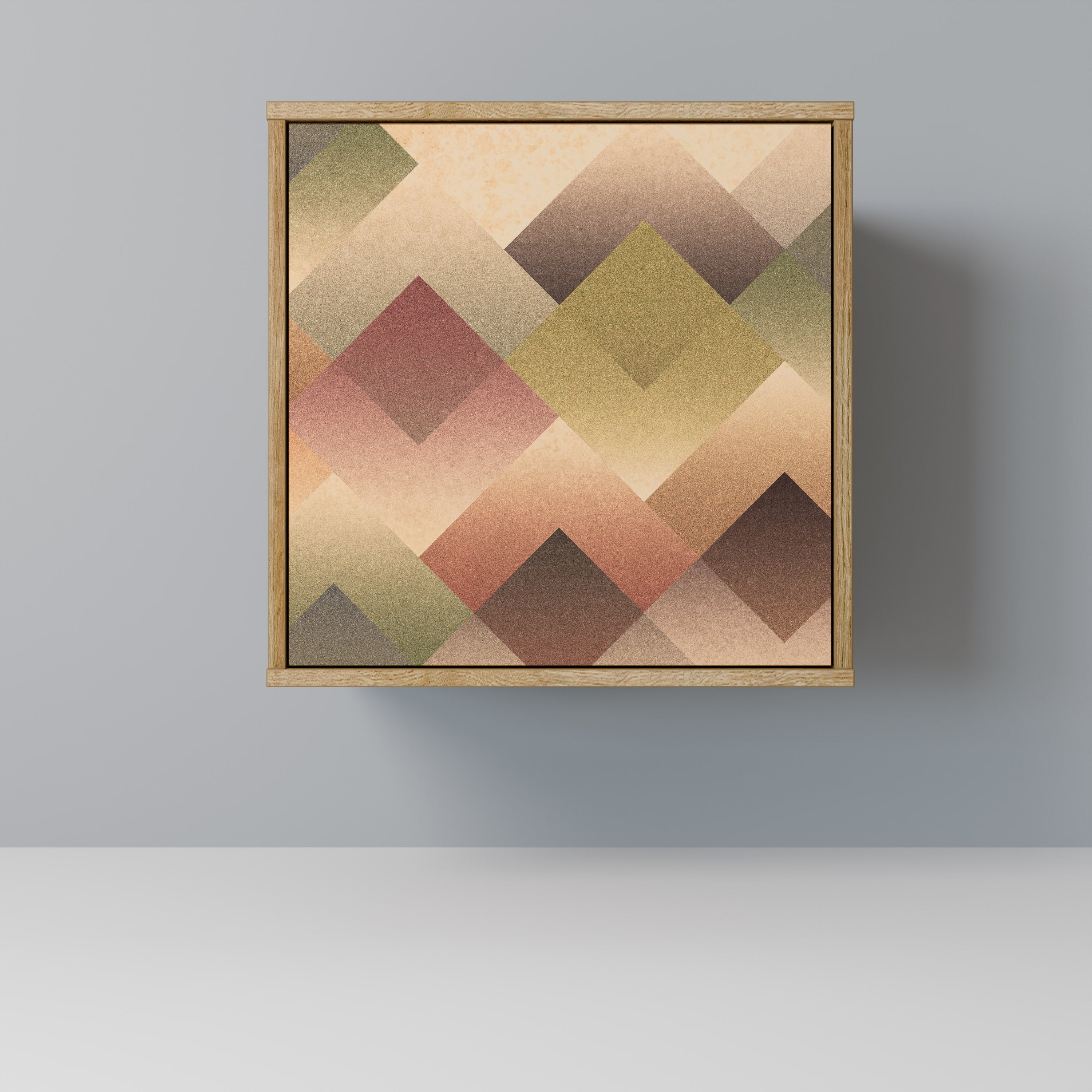 GEOMETRIC FUSION Sideboard mit 1 Tür in Eiche-Optik