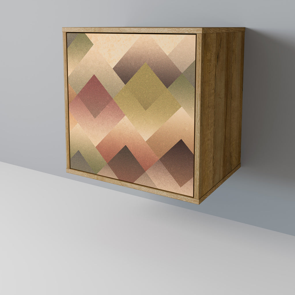 GEOMETRIC FUSION Sideboard mit 1 Tür in Eiche-Optik