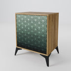 ORNAMENTAL GLIMMER Sideboard mit 1 Tür in Eiche-Optik