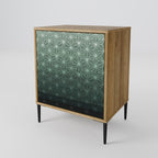 ORNAMENTAL GLIMMER Sideboard mit 1 Tür in Eiche-Optik