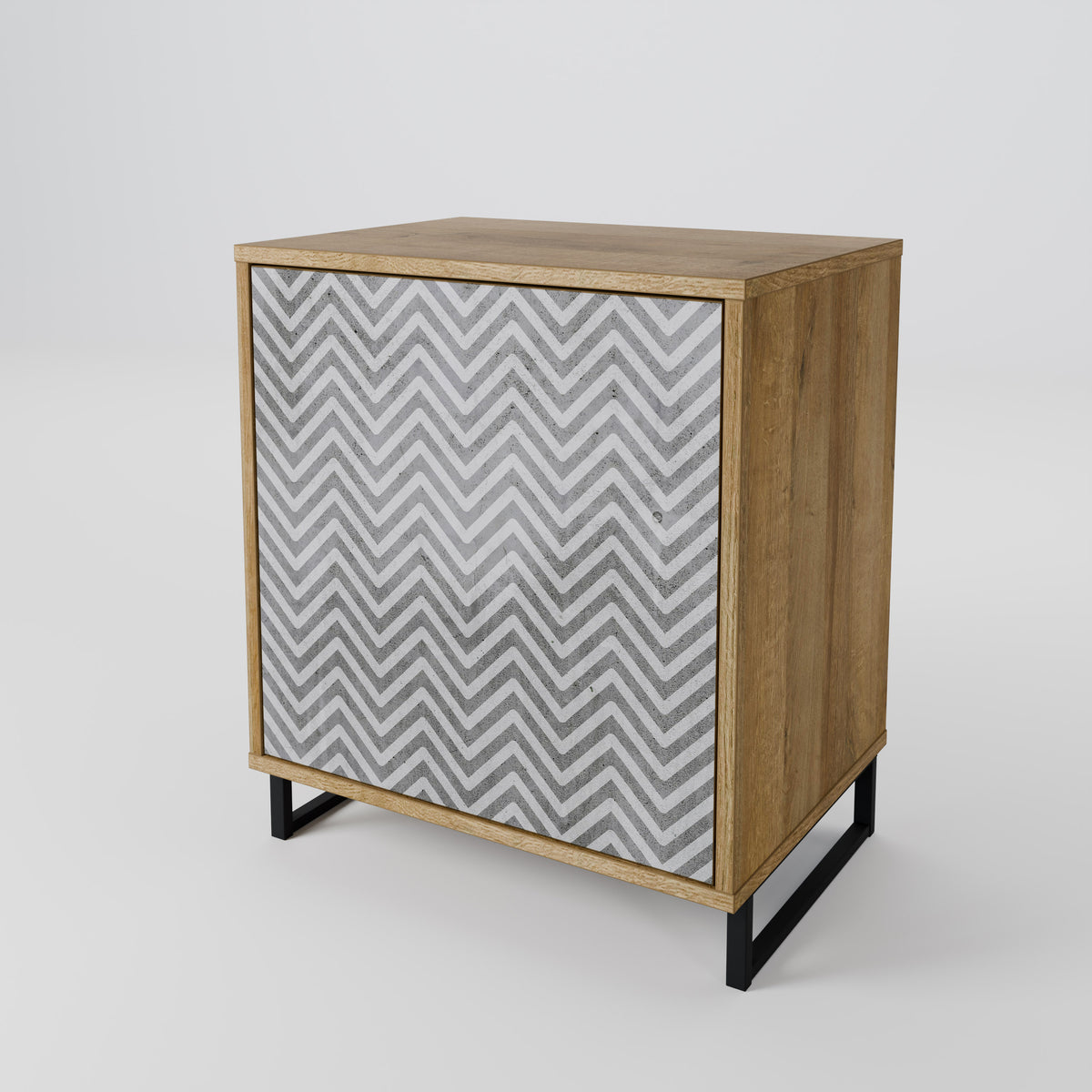 CONCRETE ZIG ZAG 1-türiges Sideboard