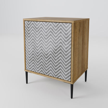 CONCRETE ZIG ZAG 1-türiges Sideboard