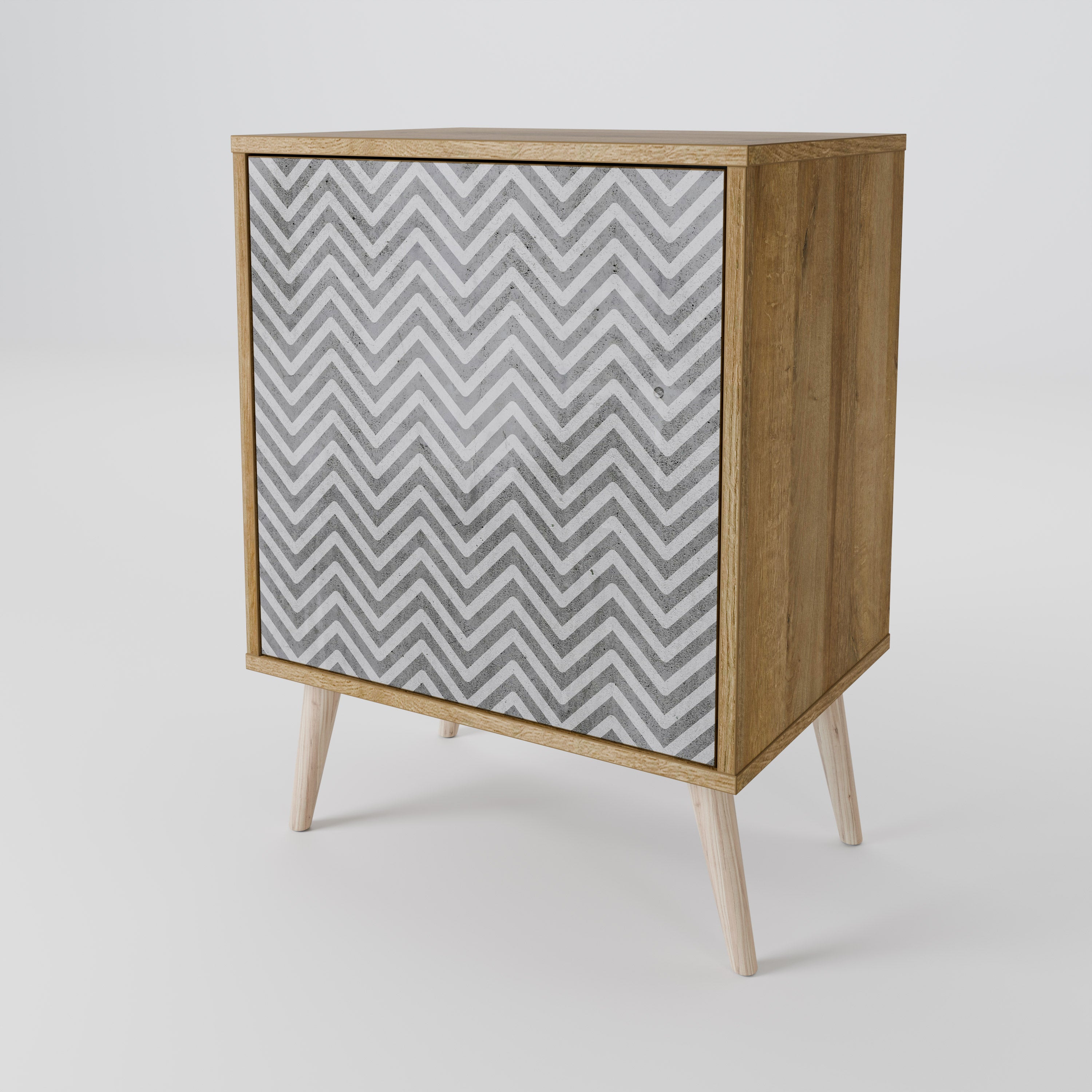CONCRETE ZIG ZAG 1-türiges Sideboard