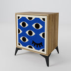GEOMETRIC EYES Sideboard mit 1 Tür in Eiche-Optik
