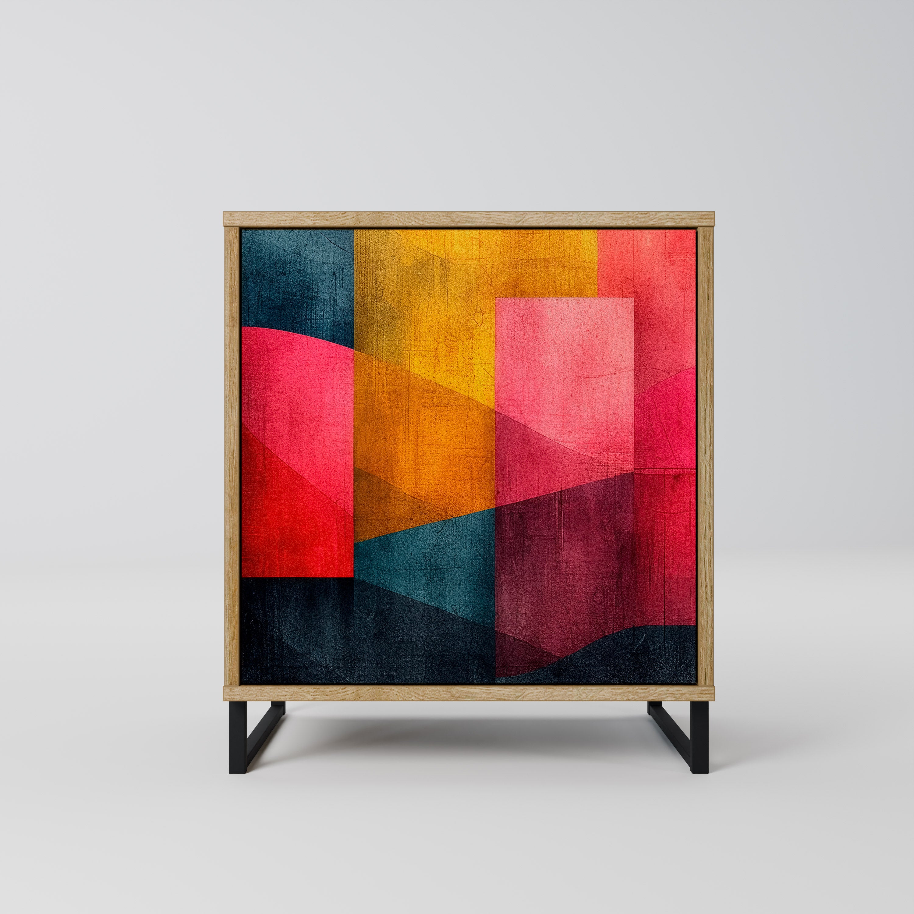 COLORFUL SOUNDS Sideboard mit 1 Tür in Eiche-Optik