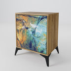 ABSTRACT THOUGHTS Sideboard mit 1 Tür in Eiche-Optik