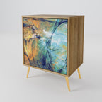 ABSTRACT THOUGHTS Sideboard mit 1 Tür in Eiche-Optik