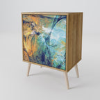 ABSTRACT THOUGHTS Sideboard mit 1 Tür in Eiche-Optik