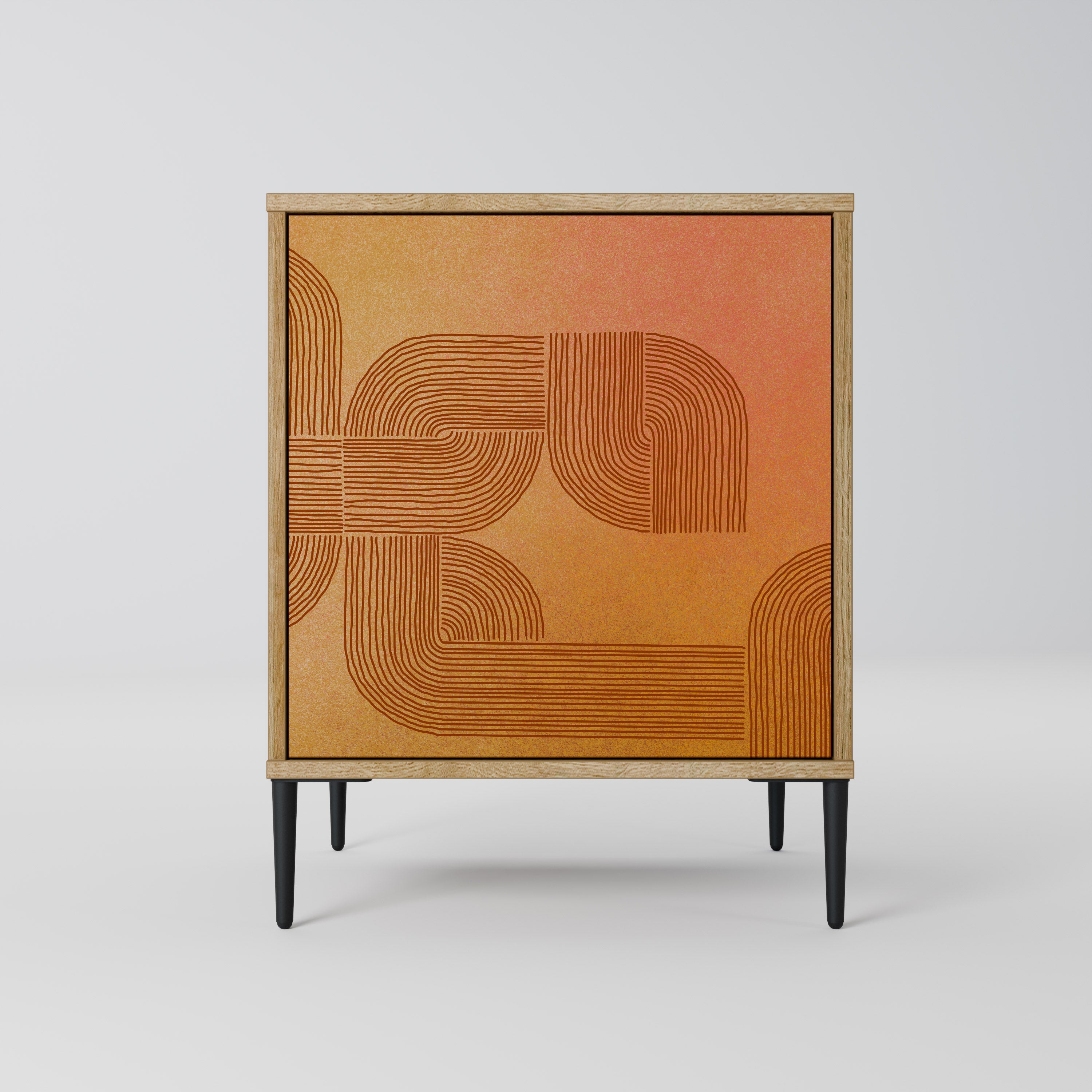 STRENGTHENING RELATION Sideboard mit 1 Tür in Eiche-Optik