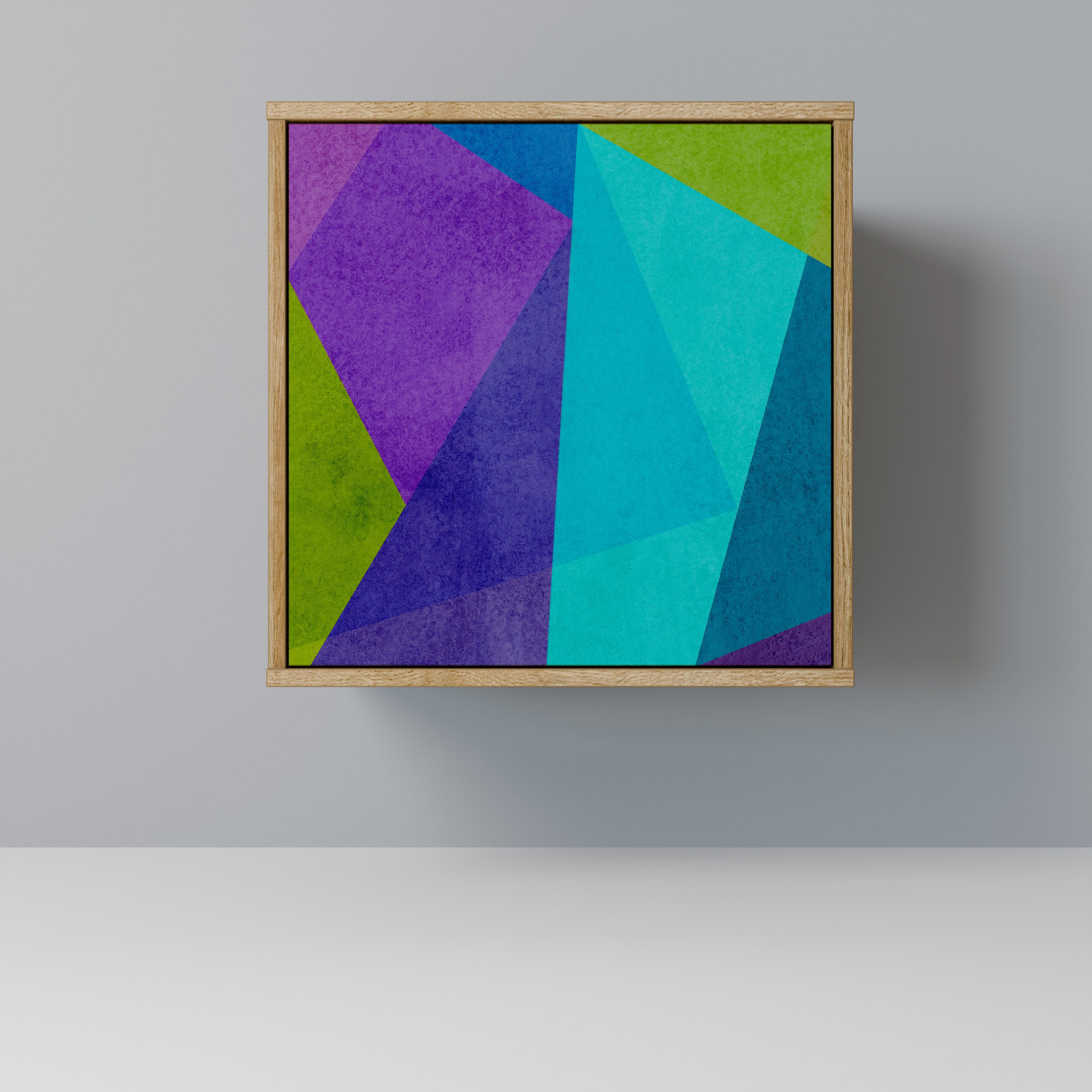 COLD SHOWCASE Sideboard mit 1 Tür in Eiche-Optik