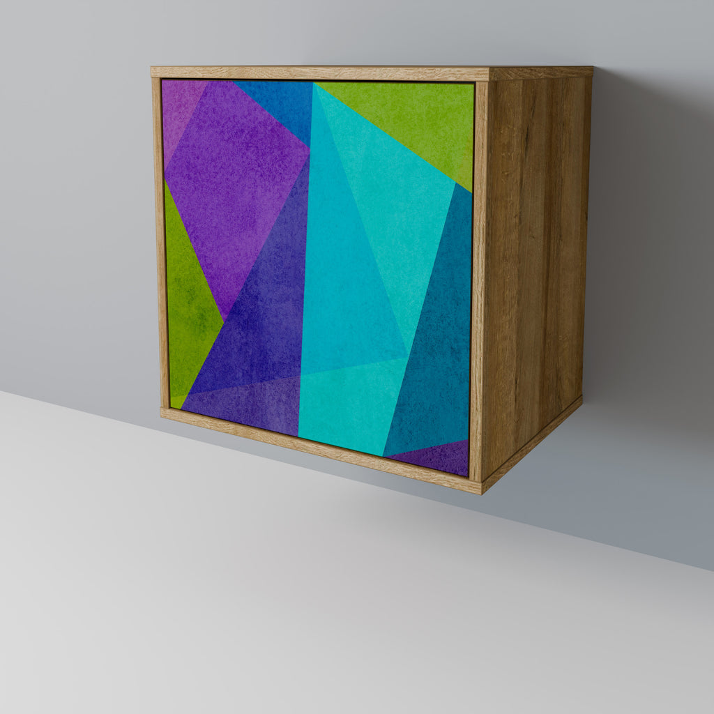 COLD SHOWCASE Sideboard mit 1 Tür in Eiche-Optik