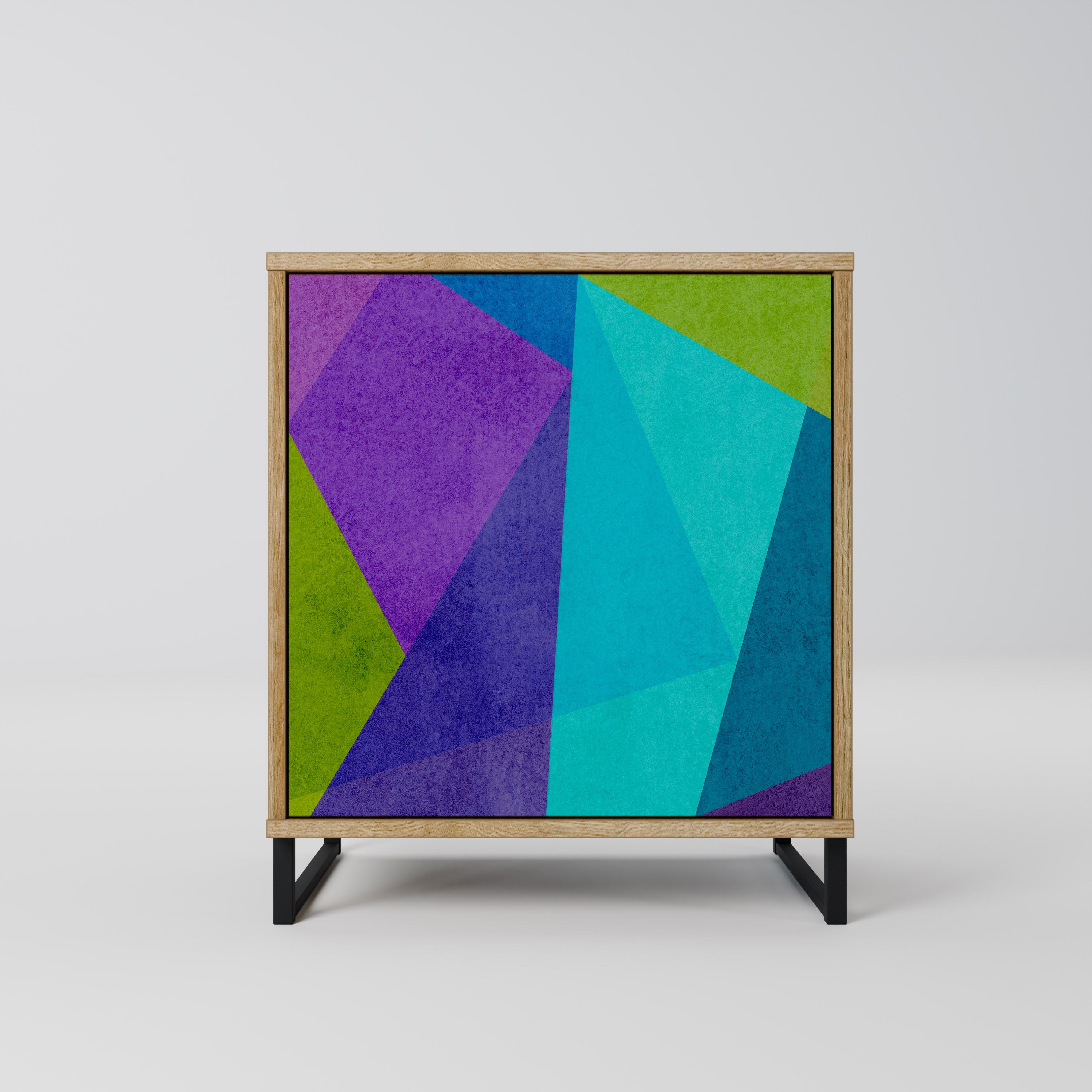 COLD SHOWCASE Sideboard mit 1 Tür in Eiche-Optik