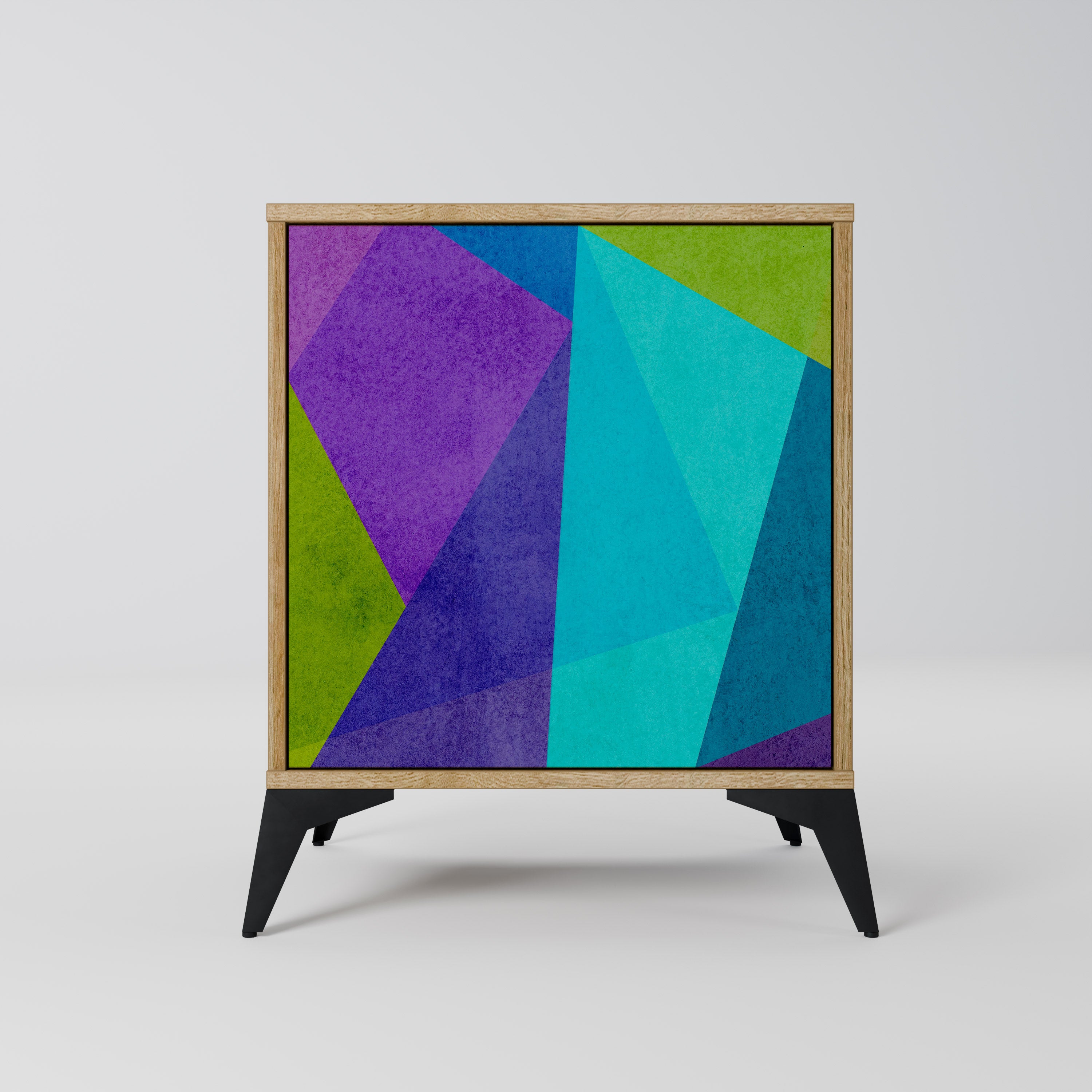 COLD SHOWCASE Sideboard mit 1 Tür in Eiche-Optik