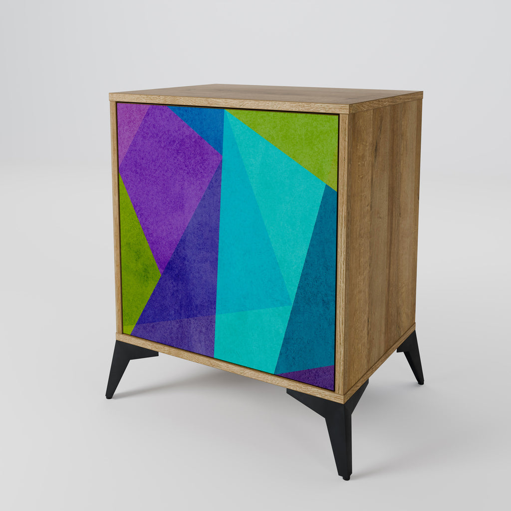 COLD SHOWCASE Sideboard mit 1 Tür in Eiche-Optik