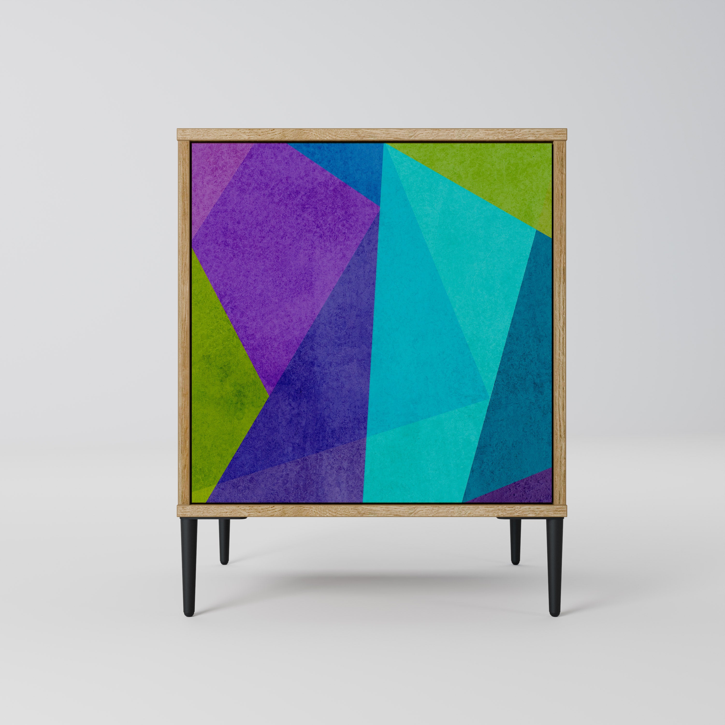 COLD SHOWCASE Sideboard mit 1 Tür in Eiche-Optik