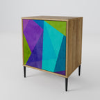 COLD SHOWCASE Sideboard mit 1 Tür in Eiche-Optik