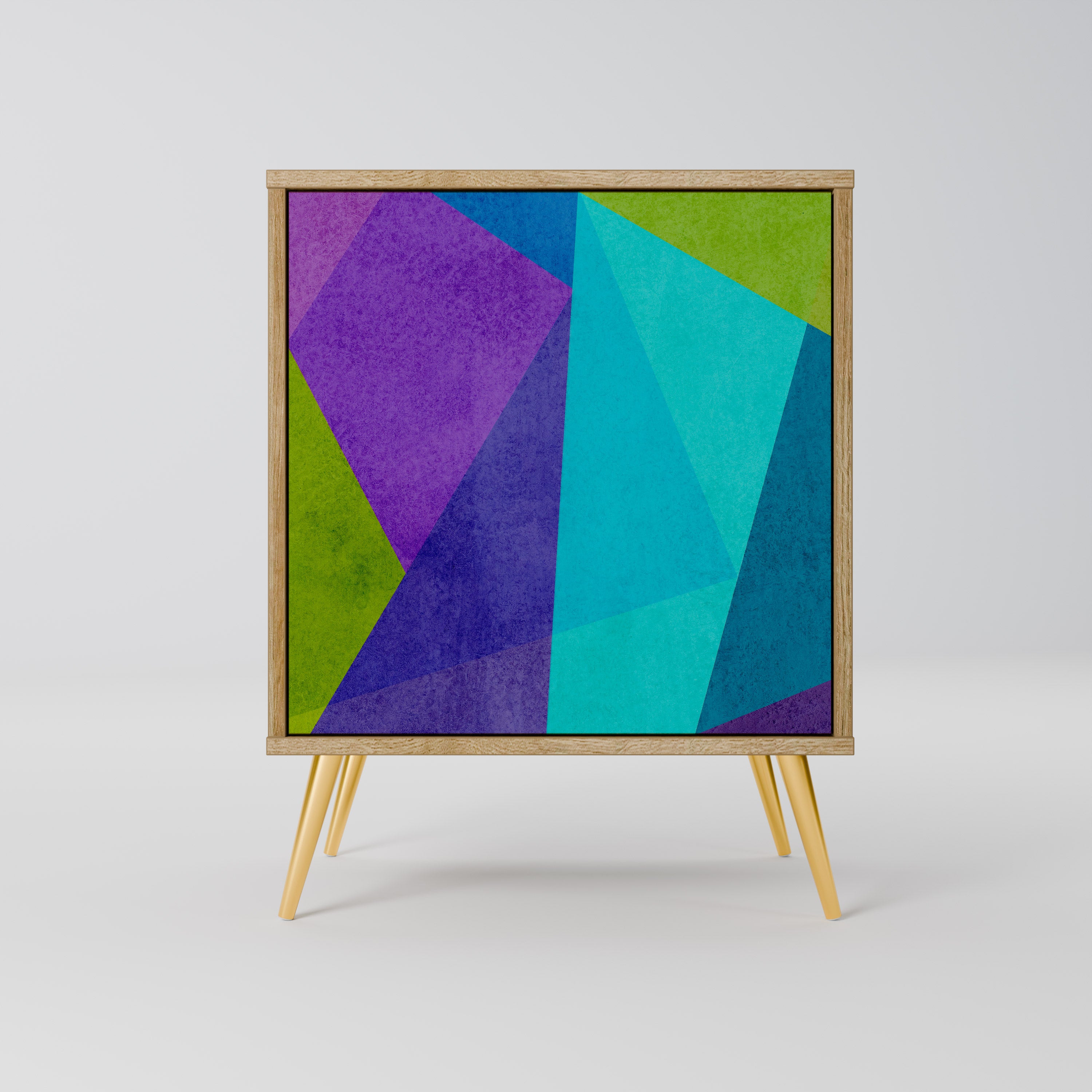 COLD SHOWCASE Sideboard mit 1 Tür in Eiche-Optik