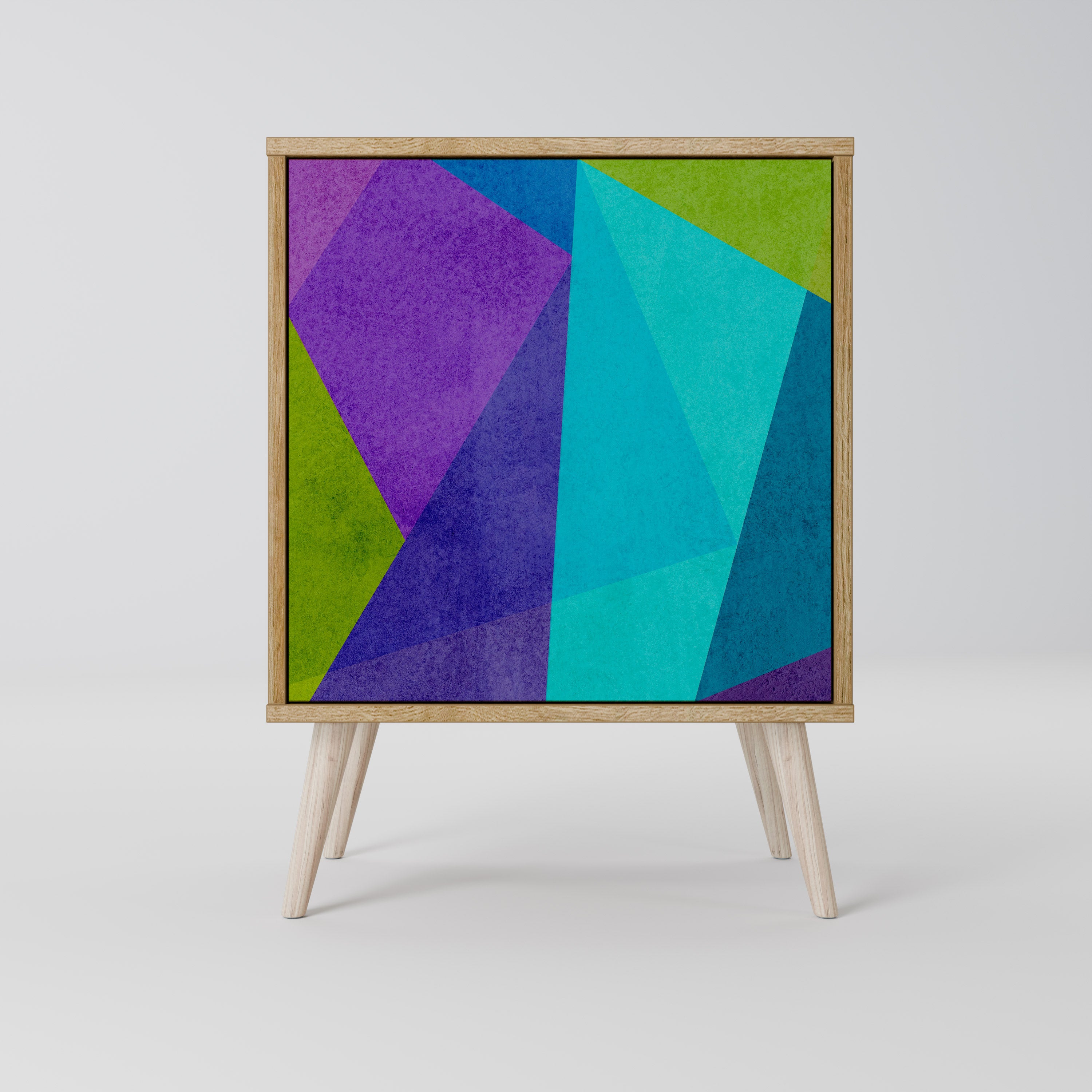 COLD SHOWCASE Sideboard mit 1 Tür in Eiche-Optik