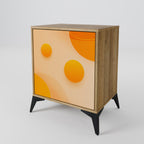 ORANGE ARRANGEMENT Sideboard mit 1 Tür in Eiche-Optik