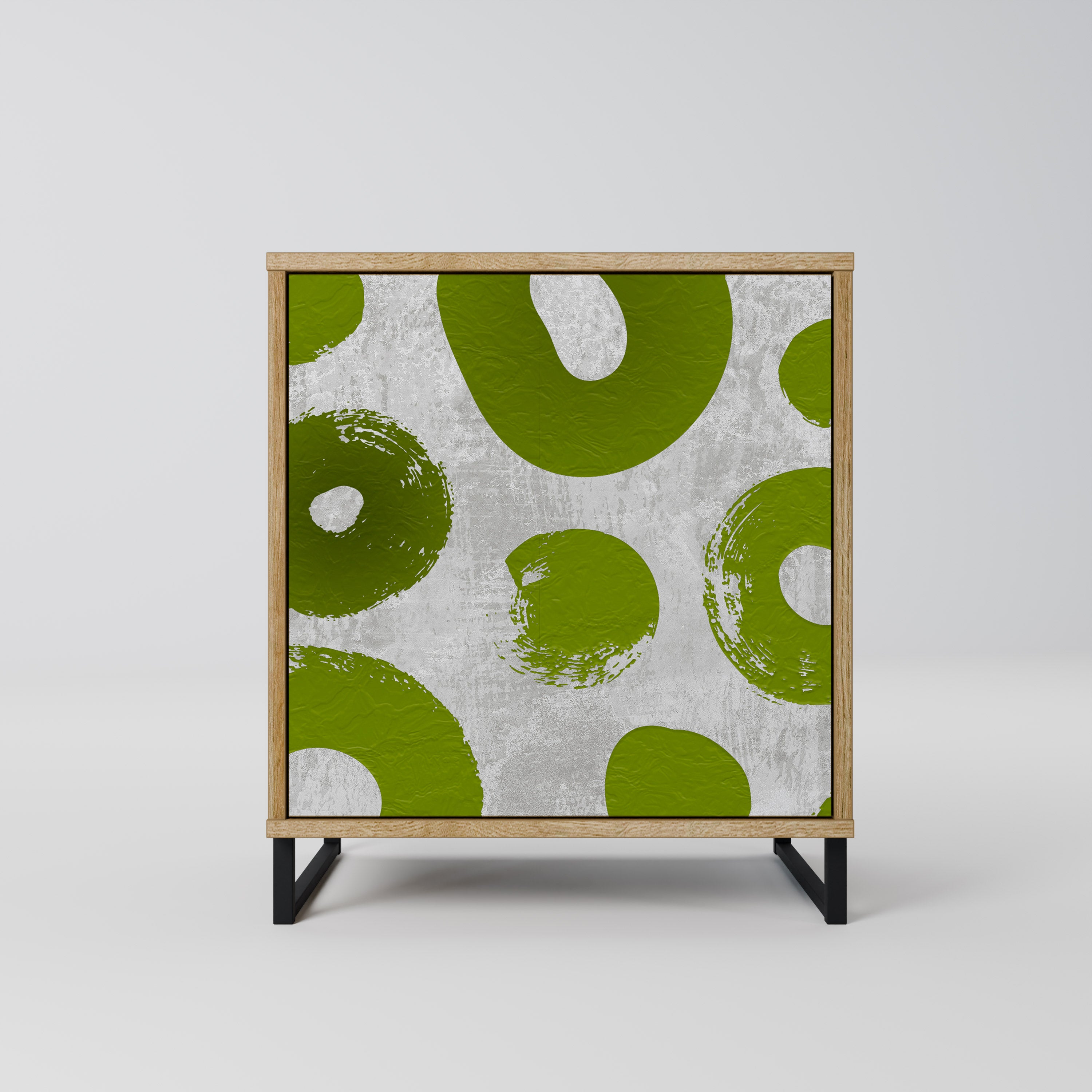 GREEN RHAPSODY Sideboard mit 1 Tür in Eiche-Optik