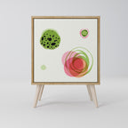 COLORFUL COSMOS Sideboard mit 1 Tür in Eiche-Optik