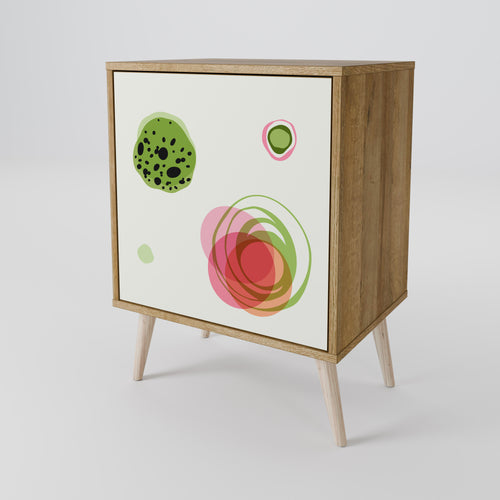 COLORFUL COSMOS Sideboard mit 1 Tür in Eiche-Optik