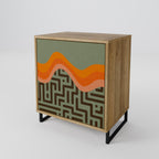 SIMPLE SOLUTIONS Sideboard mit 1 Tür in Eiche-Optik