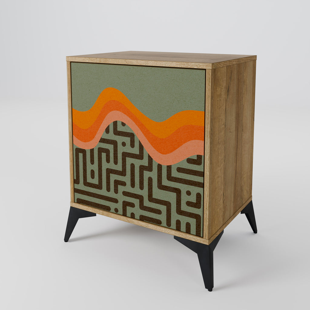 SIMPLE SOLUTIONS Sideboard mit 1 Tür in Eiche-Optik