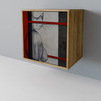 GRAY FIGURES Sideboard mit 1 Tür in Eiche-Optik