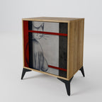 GRAY FIGURES Sideboard mit 1 Tür in Eiche-Optik