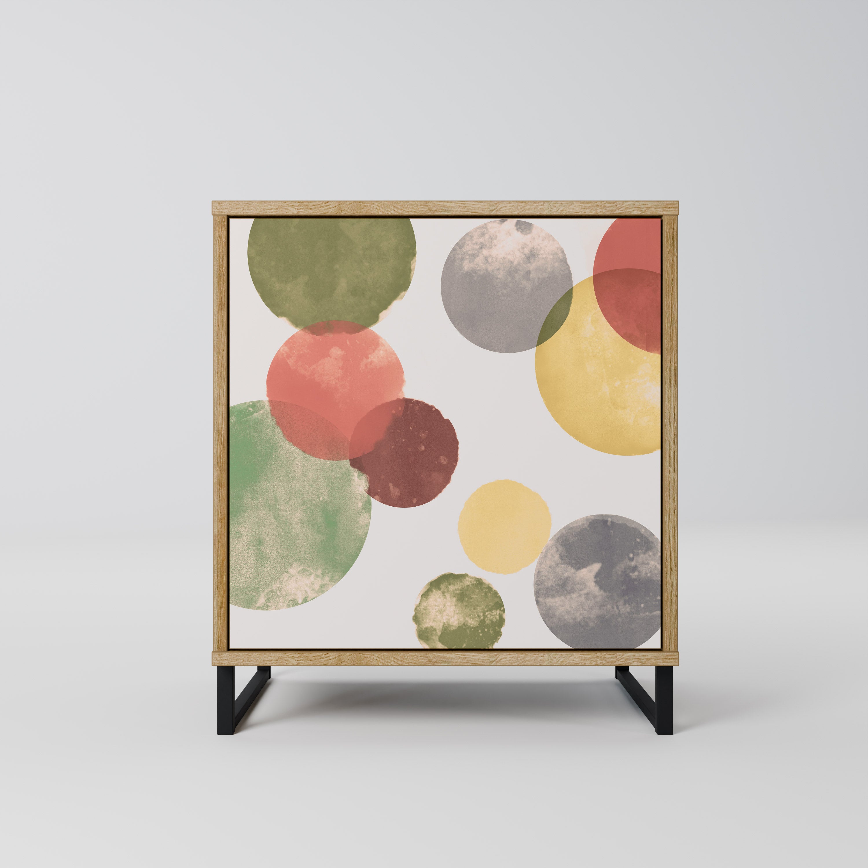 FLEETING HAPPINESS Sideboard mit 1 Tür in Eiche-Optik