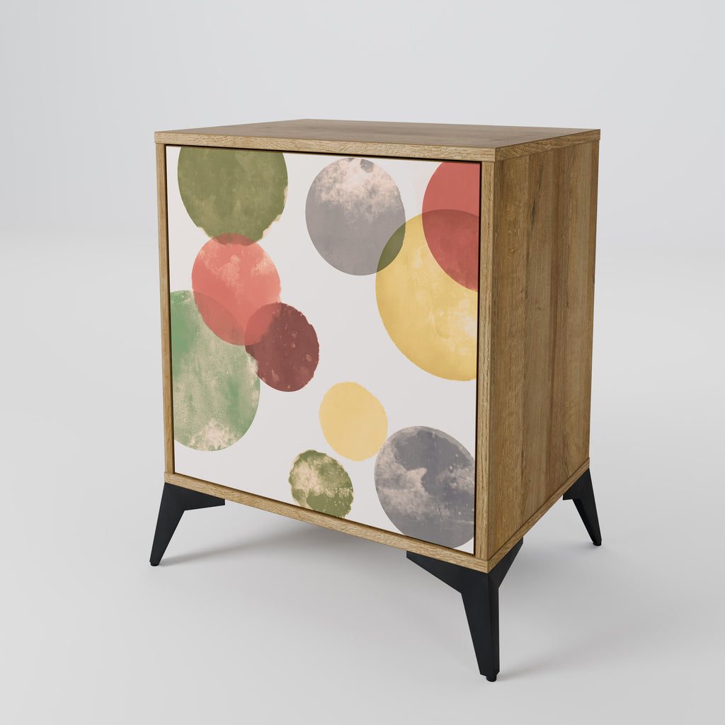 FLEETING HAPPINESS Sideboard mit 1 Tür in Eiche-Optik