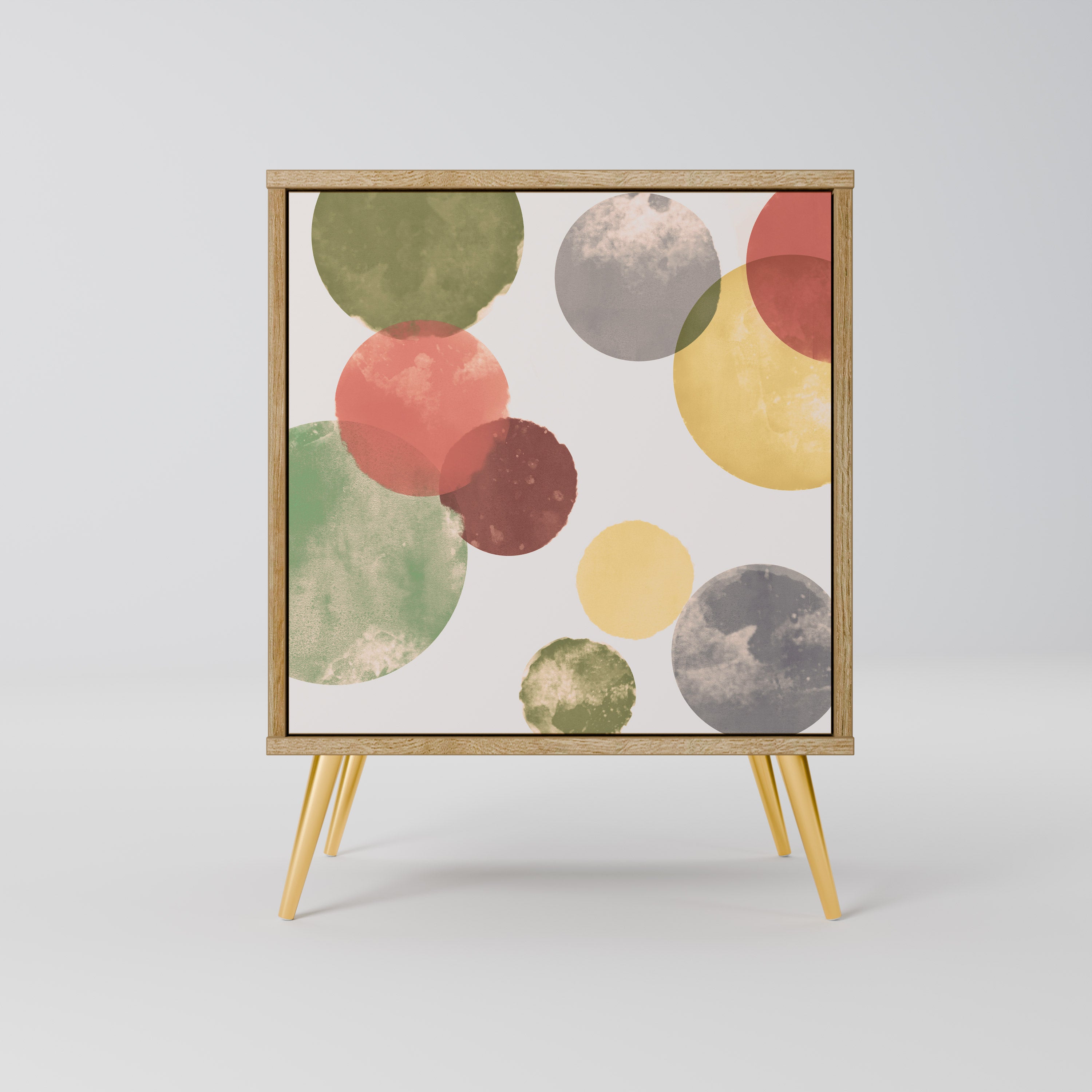 FLEETING HAPPINESS Sideboard mit 1 Tür in Eiche-Optik