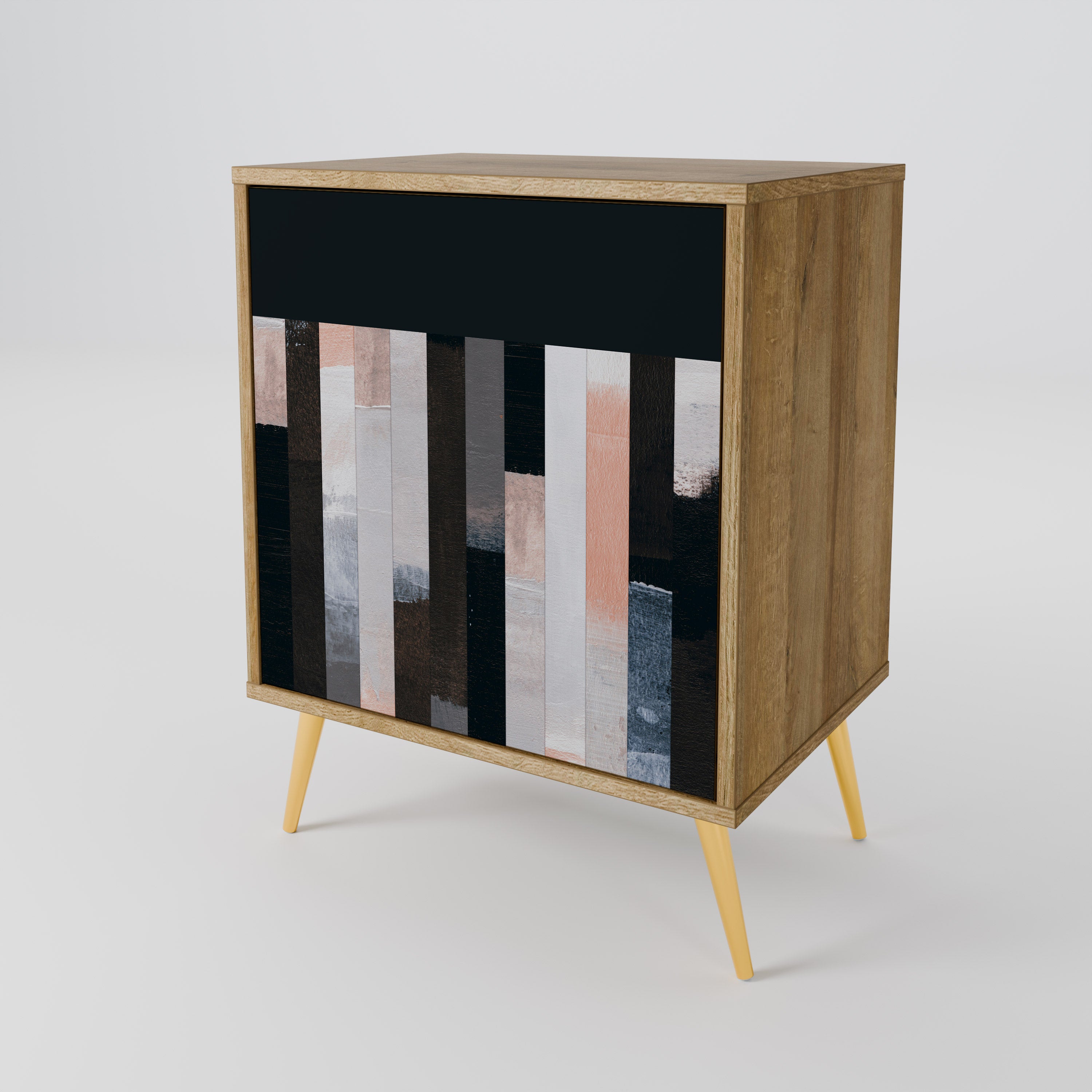 COLLAGE OF RECTANGLES 1-Door Sideboard