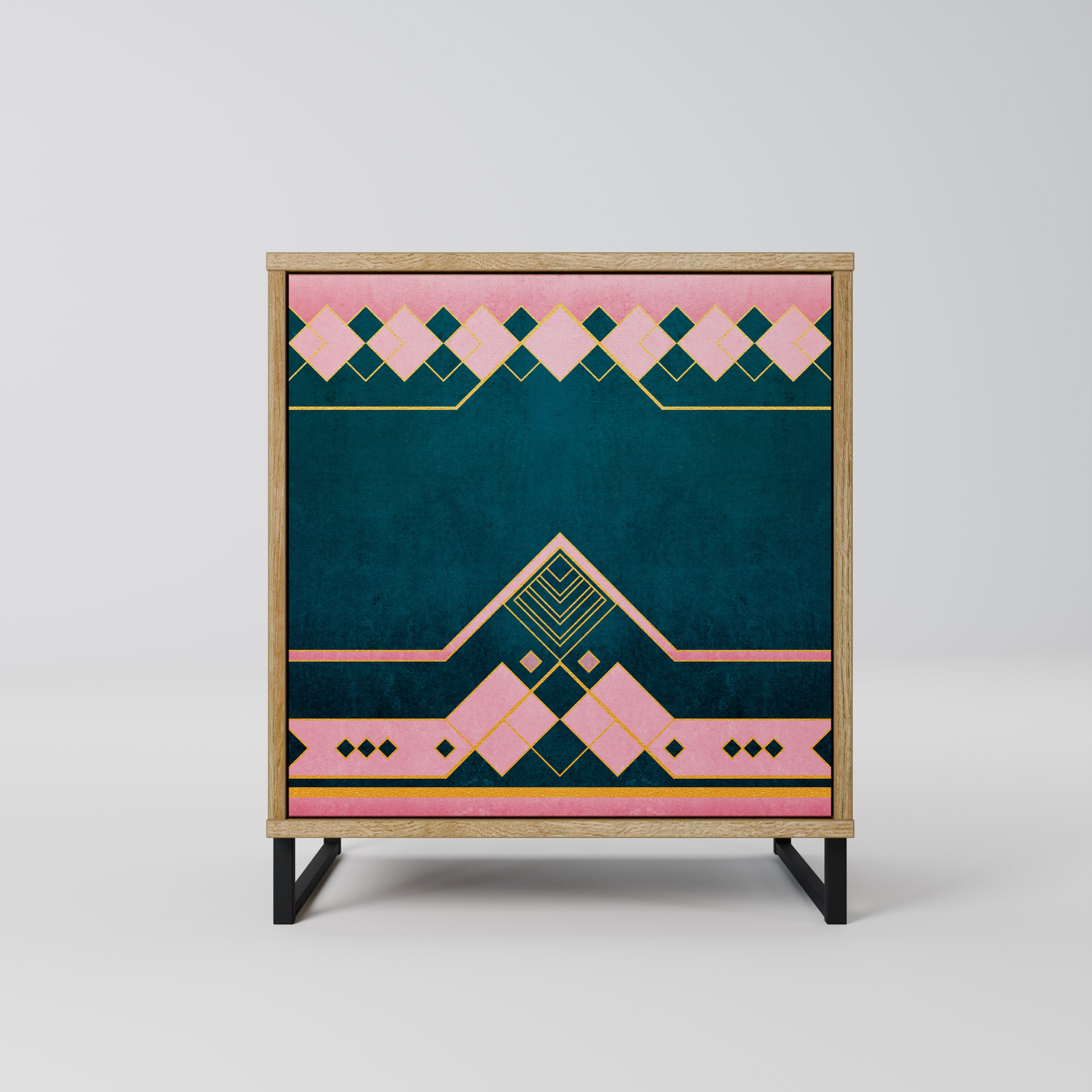 ROYAL COMPOSITION Sideboard mit 1 Tür in Eiche-Optik