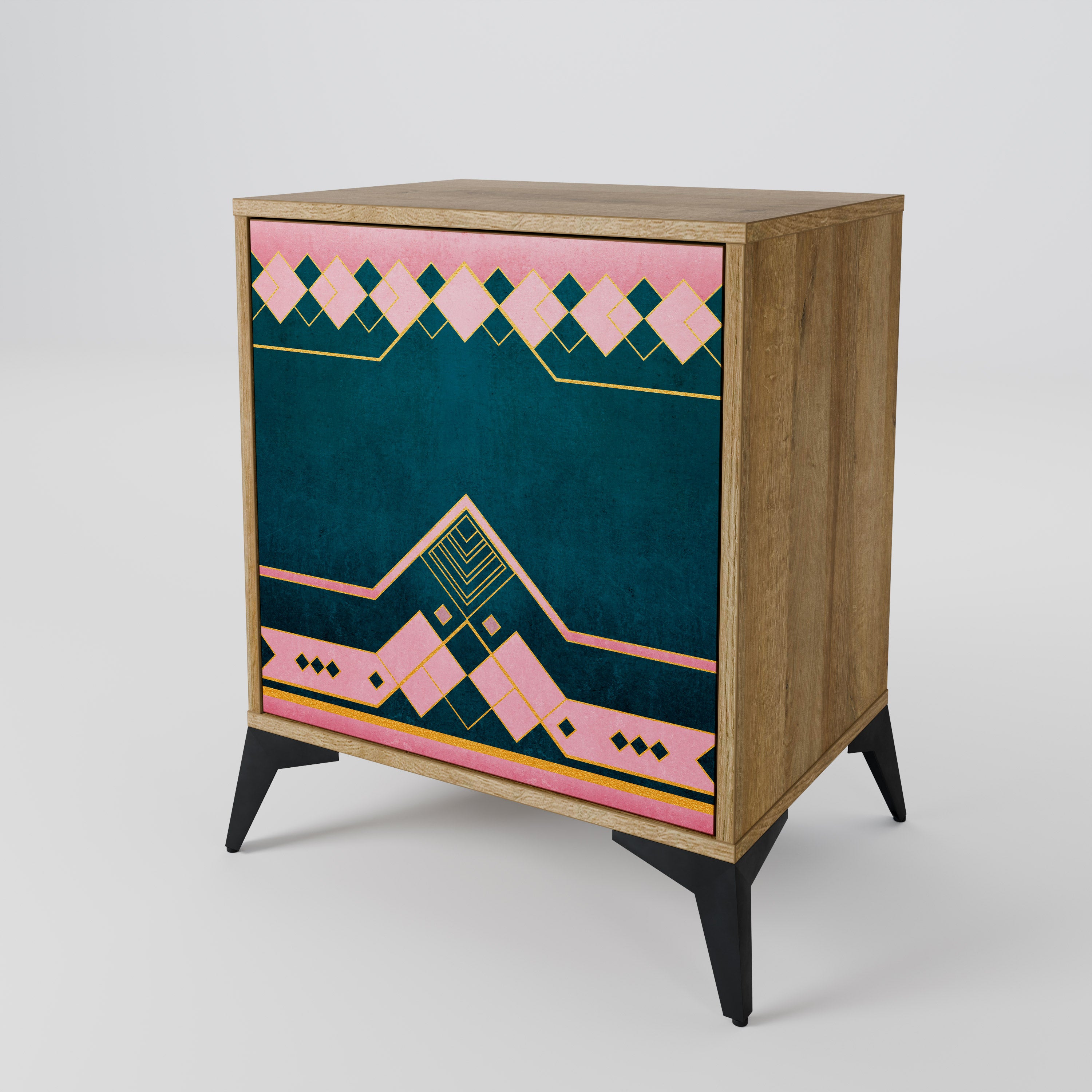 ROYAL COMPOSITION Sideboard mit 1 Tür in Eiche-Optik