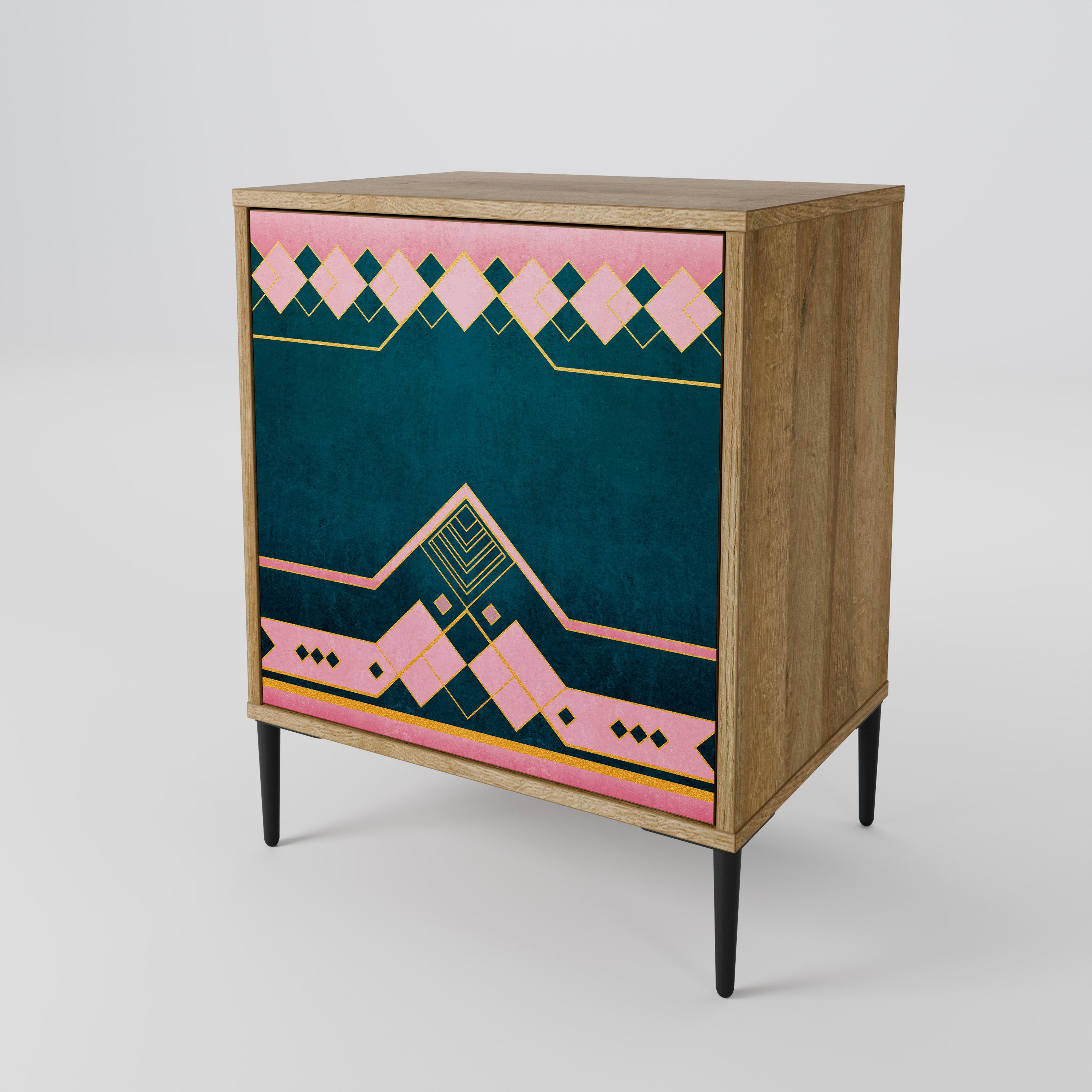 ROYAL COMPOSITION Sideboard mit 1 Tür in Eiche-Optik