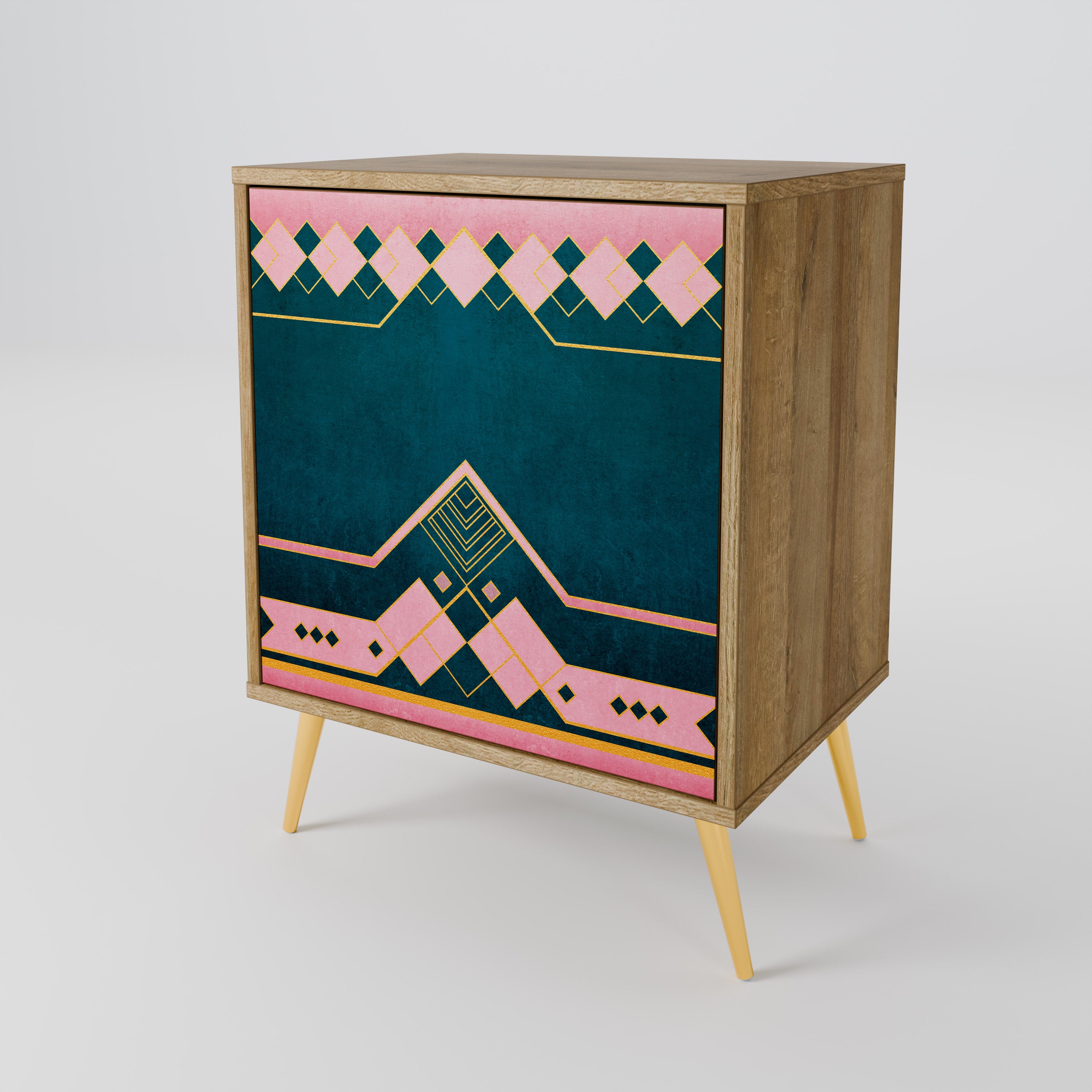 ROYAL COMPOSITION Sideboard mit 1 Tür in Eiche-Optik